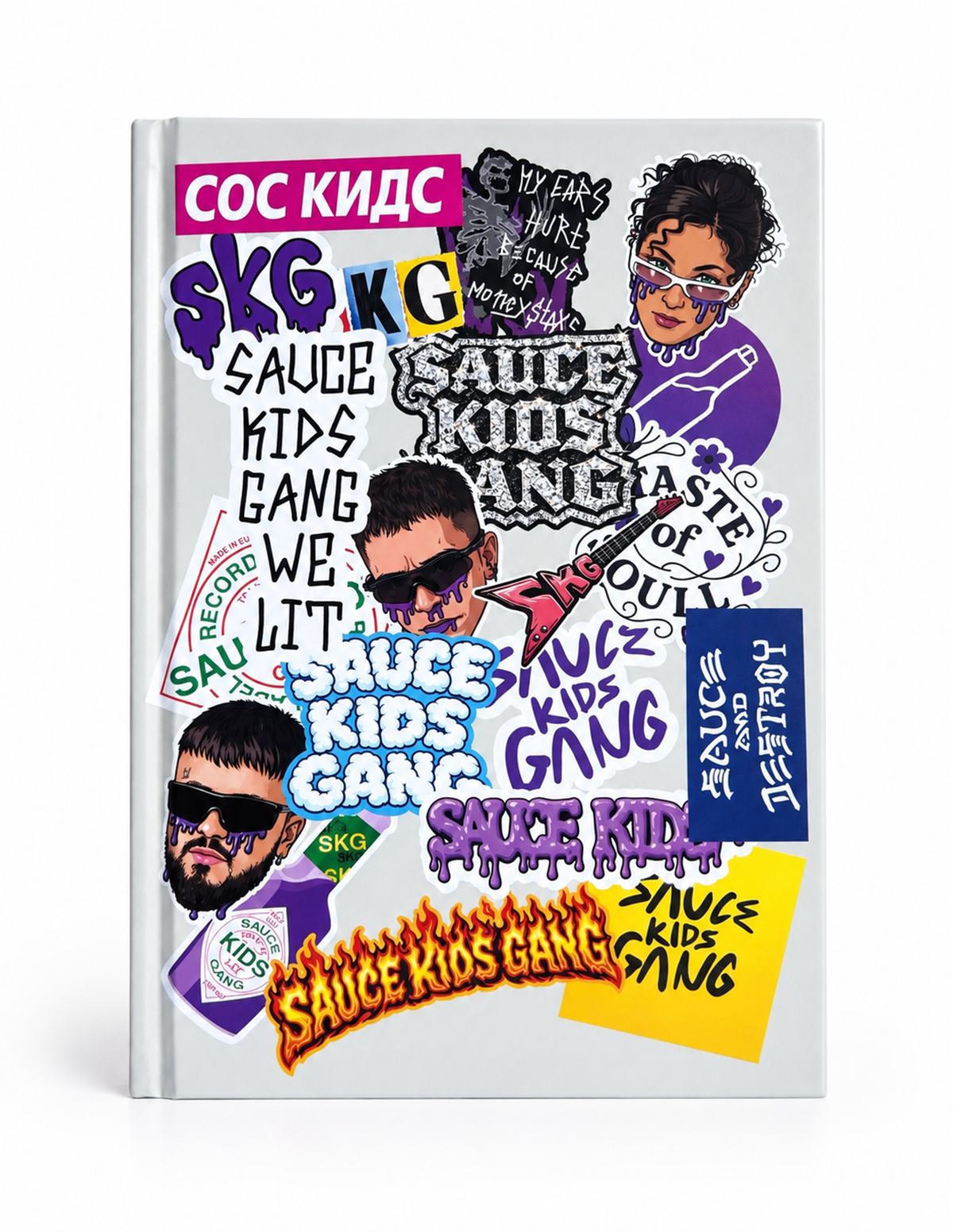 SKG STICKERBOMB NOTEBOOK