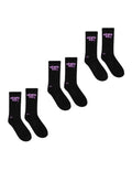 "SК4" BLACK SOCKS 3 PAIRS